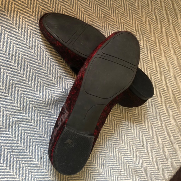FINAL PRICE:  Red and Black Nine West Loafers - Picture 5 of 6